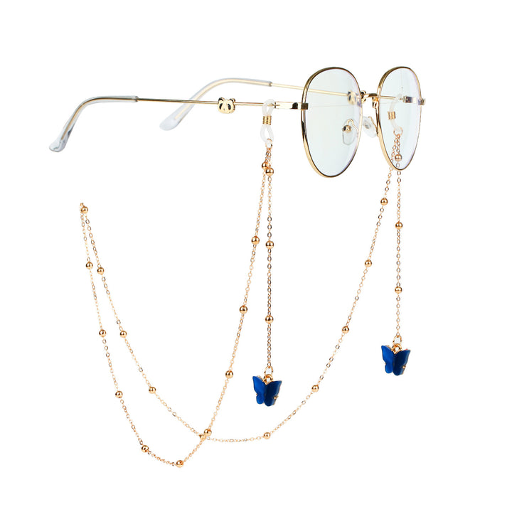 Fashionable sunglasses chains with butterfly pendants Stornfield