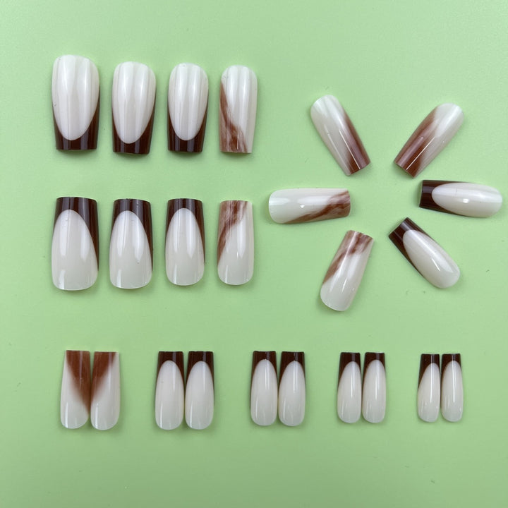 Elegant Coffin Nail Extensions Stornfield