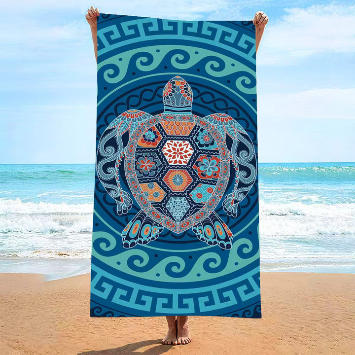 Women's beach towel with creative golf theme Stornfield