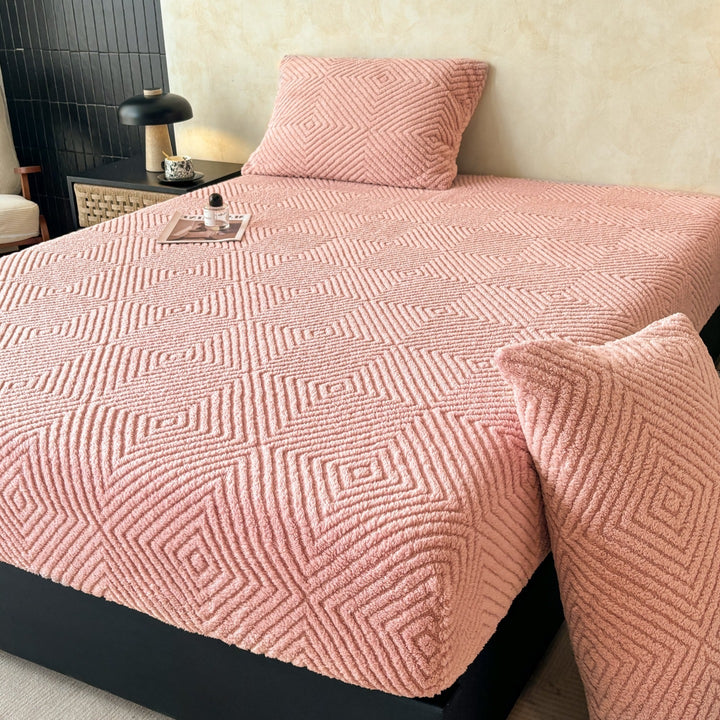Textured Embossed Bedding Set