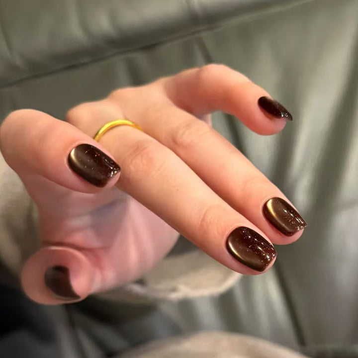 Elegant French Tip Press-On Nail Set Stornfield