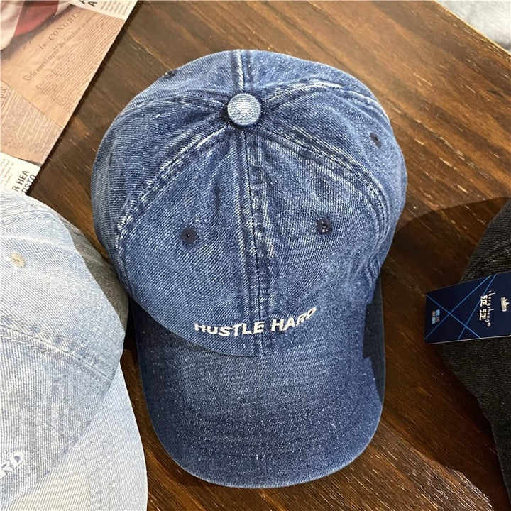Women's Casual Distressed Denim Cap Stornfield