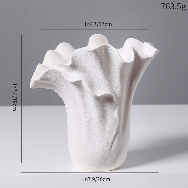 Artistic Textured Ceramic Vase