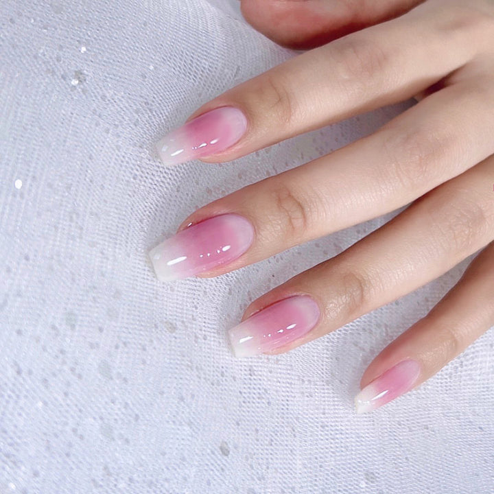 Artful Nail Extensions with Delicate Ombre Effect Stornfield