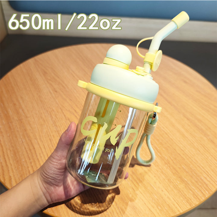 Women's drinking cup with safety lid and straw Stornfield