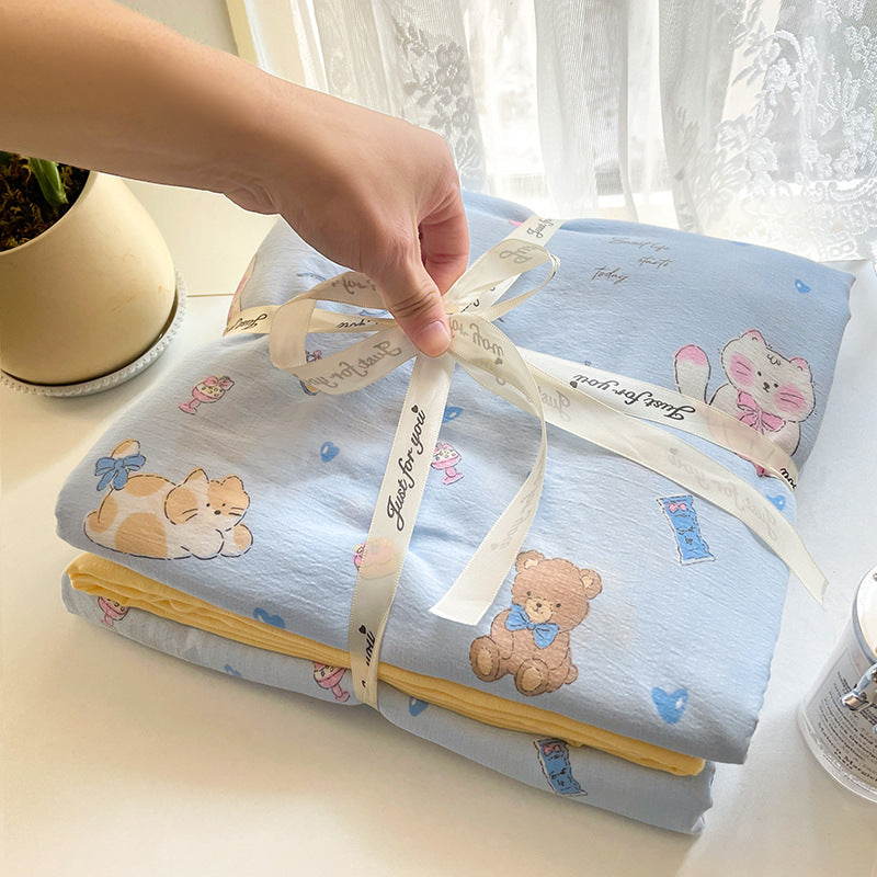 Decorative Floral Print Blanket
