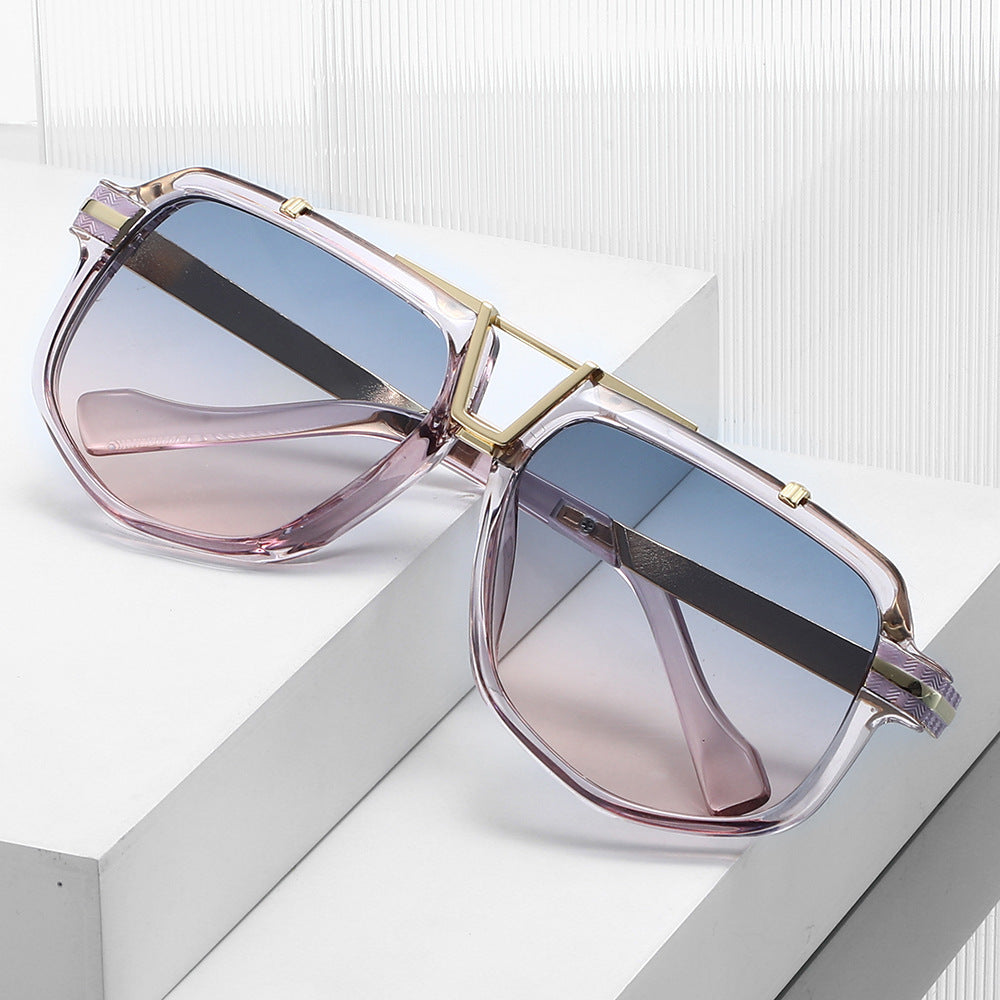 Chic Geometric Square Frame Sunglasses Stornfield