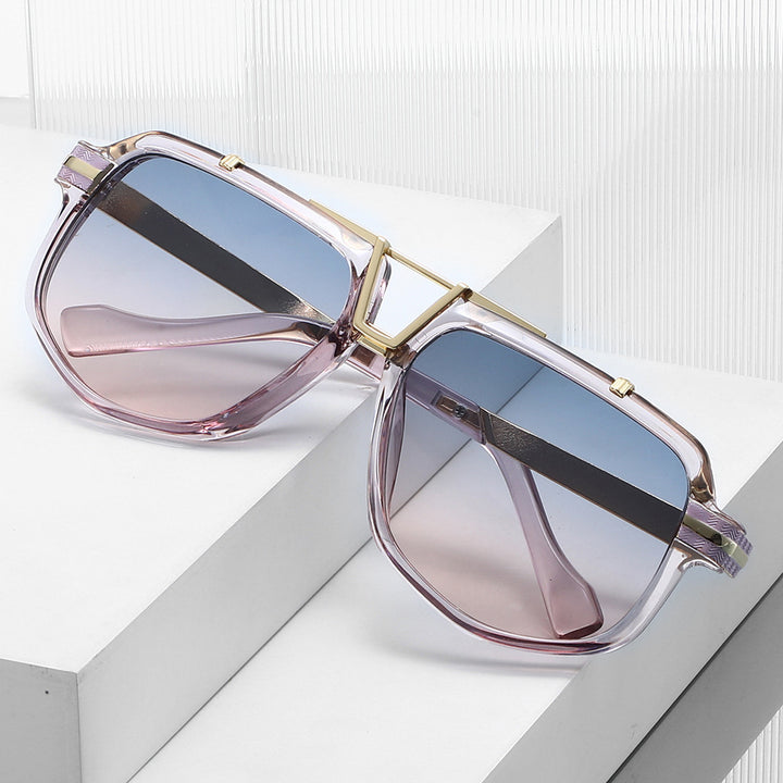 Chic Geometric Square Frame Sunglasses Stornfield