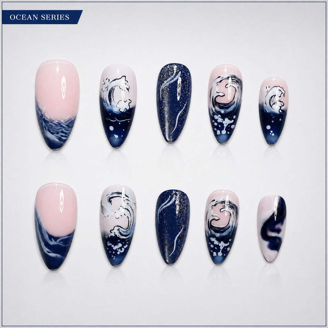 Premium Nail Set with Maritime Design Stornfield