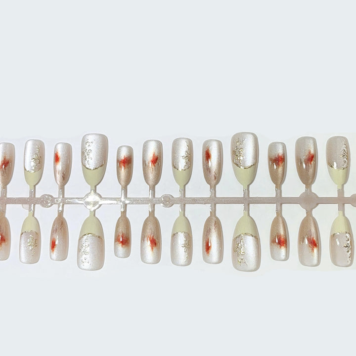 Premium Gem-Embellished Press-On Nail Set