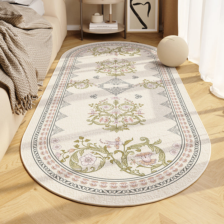 Floral Design Area Rug
