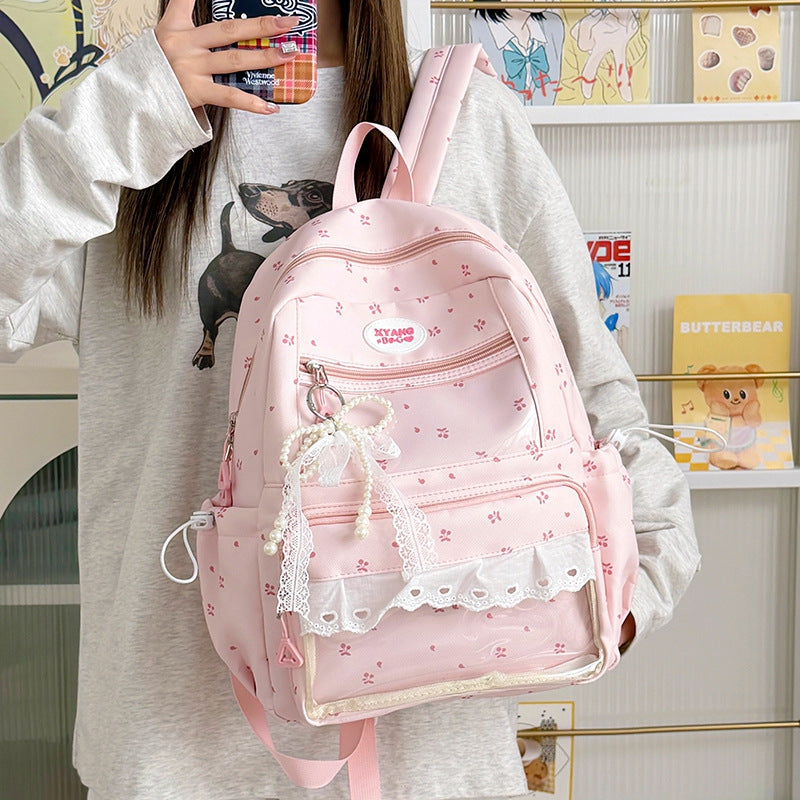 Playful Embroidered School Backpack Stornfield