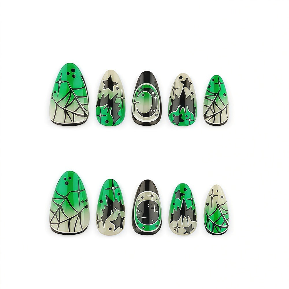 Halloween-themed artificial nails Stornfield