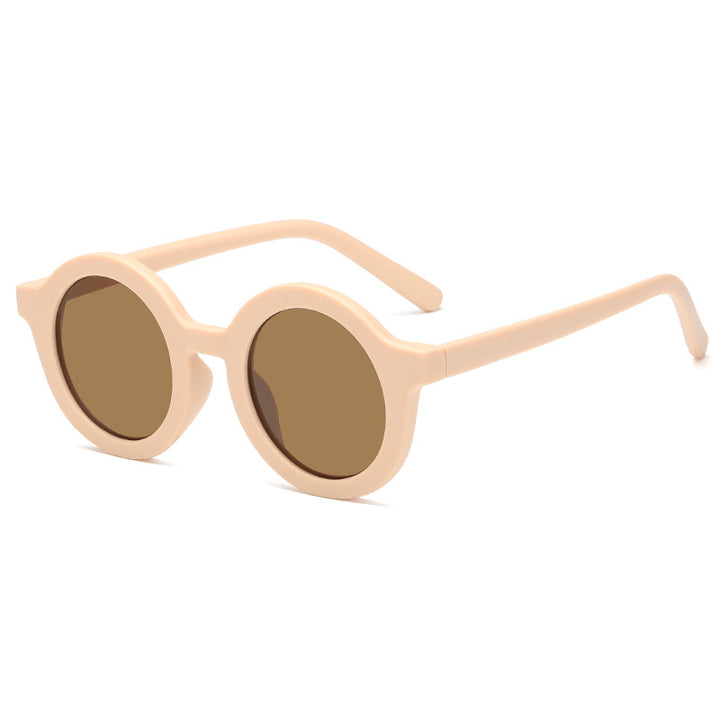 Women's stylish round sunglasses with modern plastic frame Stornfield