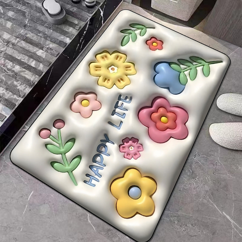 Cute Cartoon Cat Shape Bath Mat Stornfield