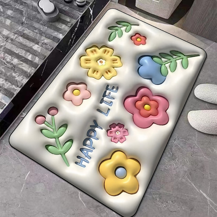 Cute Cartoon Cat Shape Bath Mat Stornfield