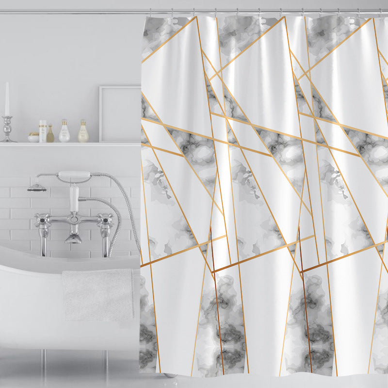 Women's Artistic Geometric Shower Curtain Stornfield