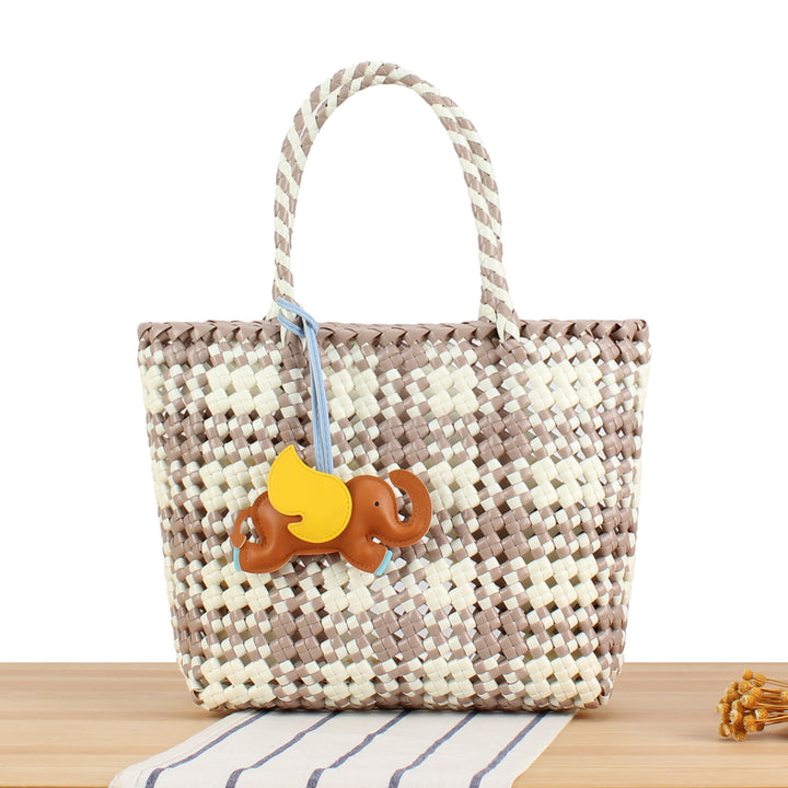 Creative Tote Bag with Playful Elephant Jewelry Stornfield