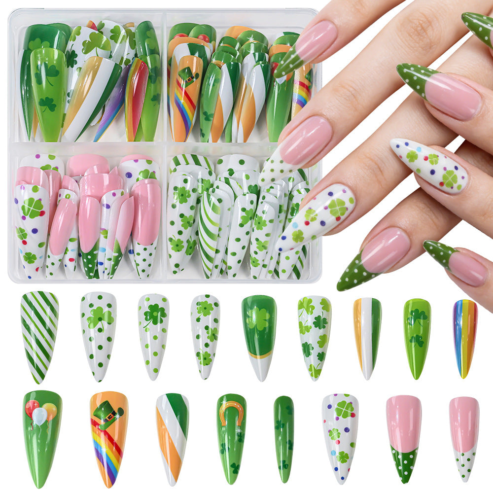 Festive Themed Press-On Nail Art Set Stornfield