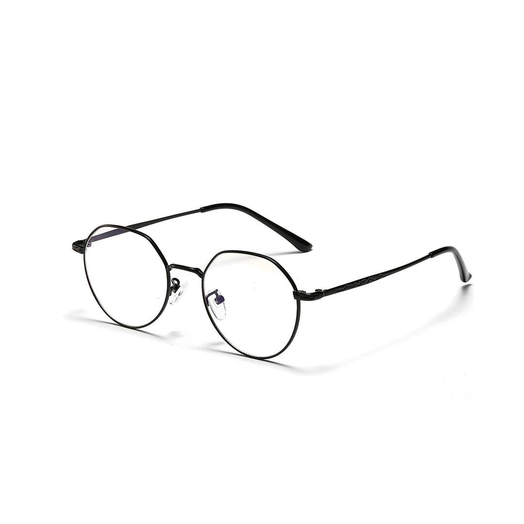 Women's round glasses with delicate metal frame Stornfield