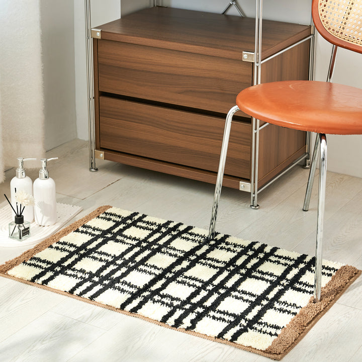 Plush Textured Bath Rug