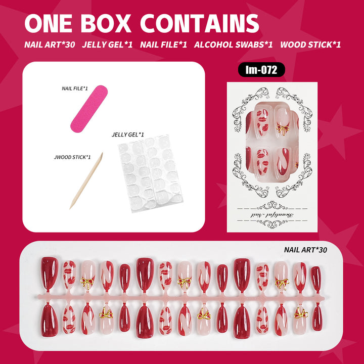 Deluxe Designer Press-On Nail Art Set
