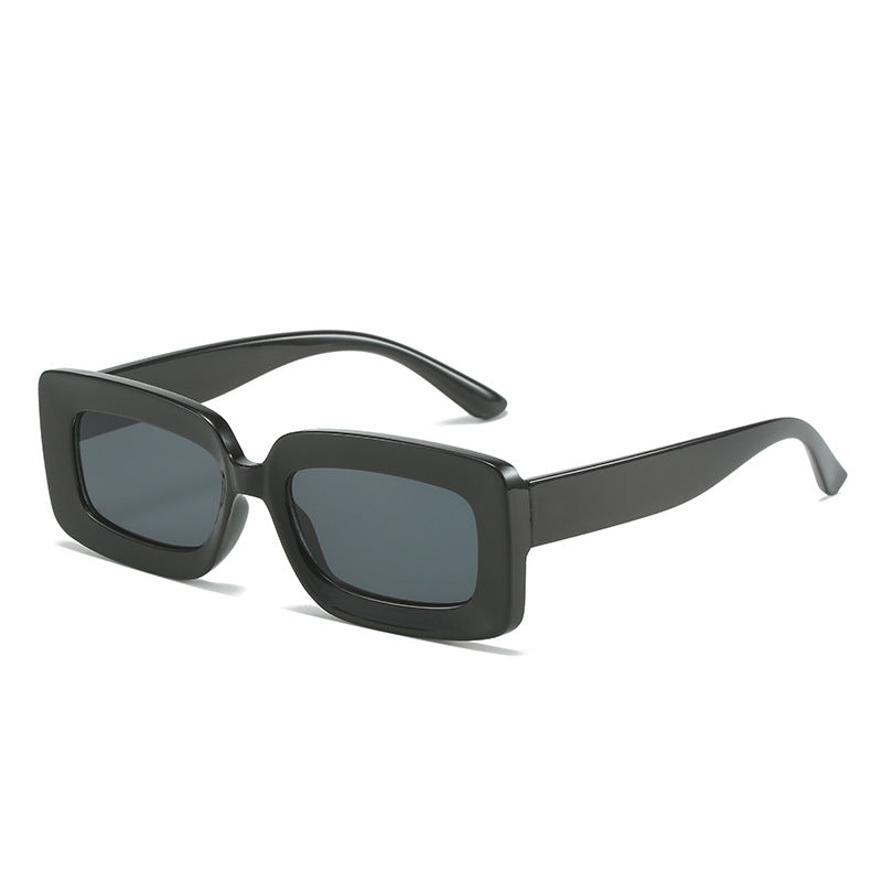 Women's Fashion Turtle Sunglasses with Rectangular Frame and Gradient Lenses Stornfield