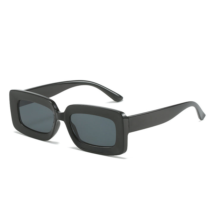 Women's Fashion Turtle Sunglasses with Rectangular Frame and Gradient Lenses Stornfield