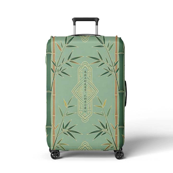 Women Hard Shell Suitcase in Elegant Bamboo Design Stornfield