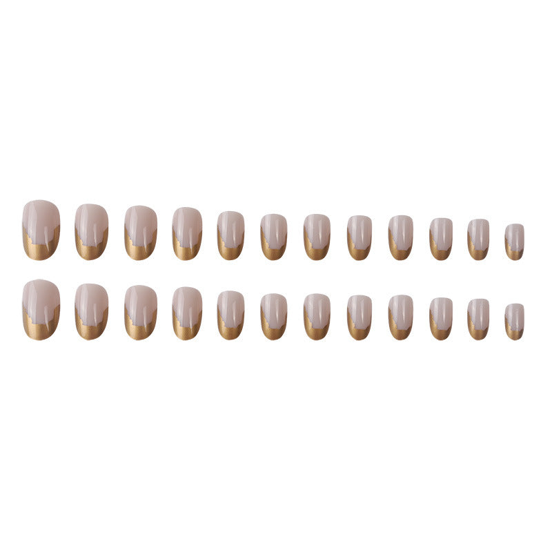 Elegant French Tip Gel Nail Extensions Stornfield