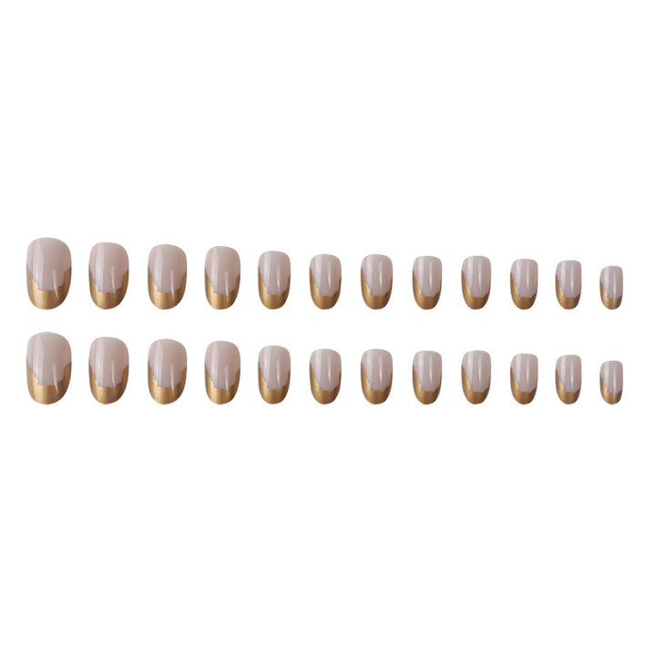 Elegant French Tip Gel Nail Extensions Stornfield