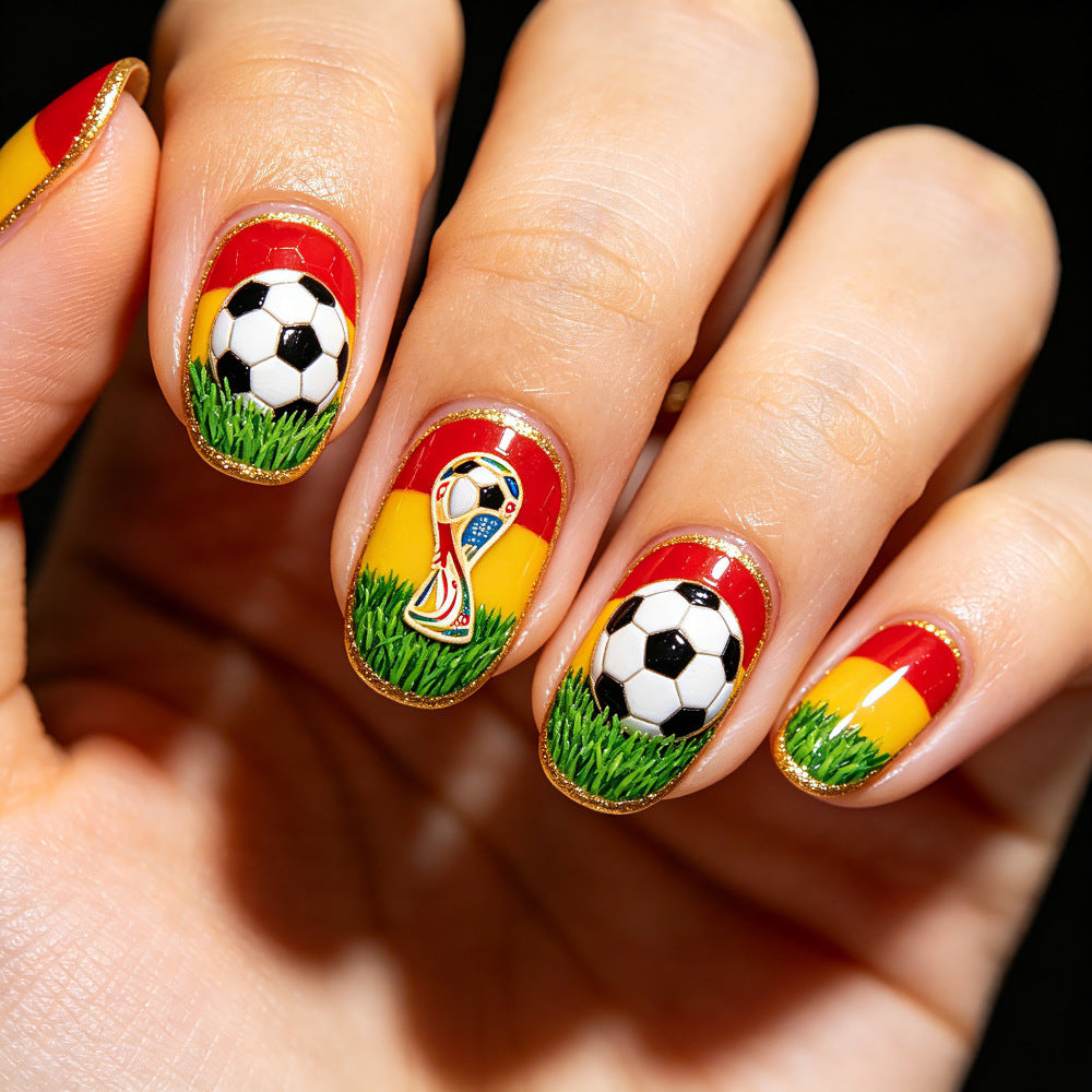 Creative Football Nail Art Stornfield