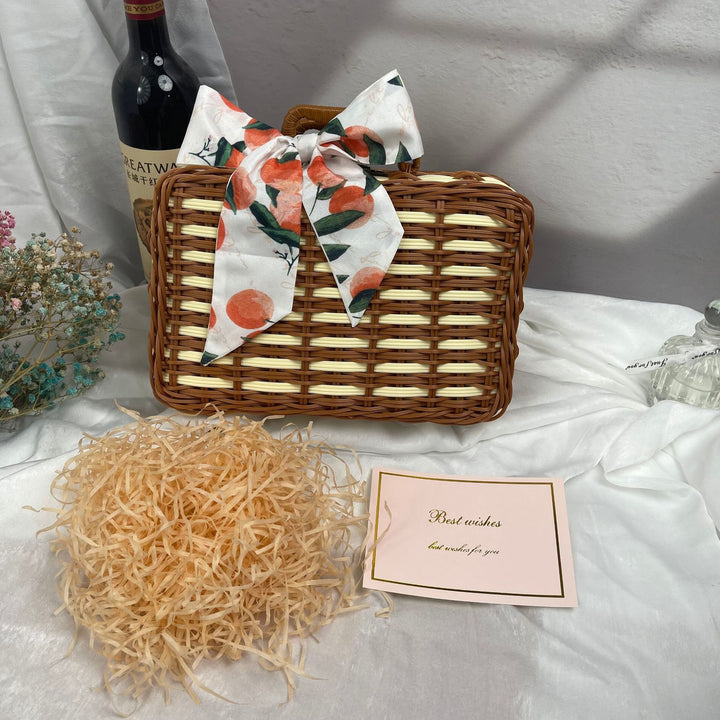 Women stylish picnic basket Stornfield