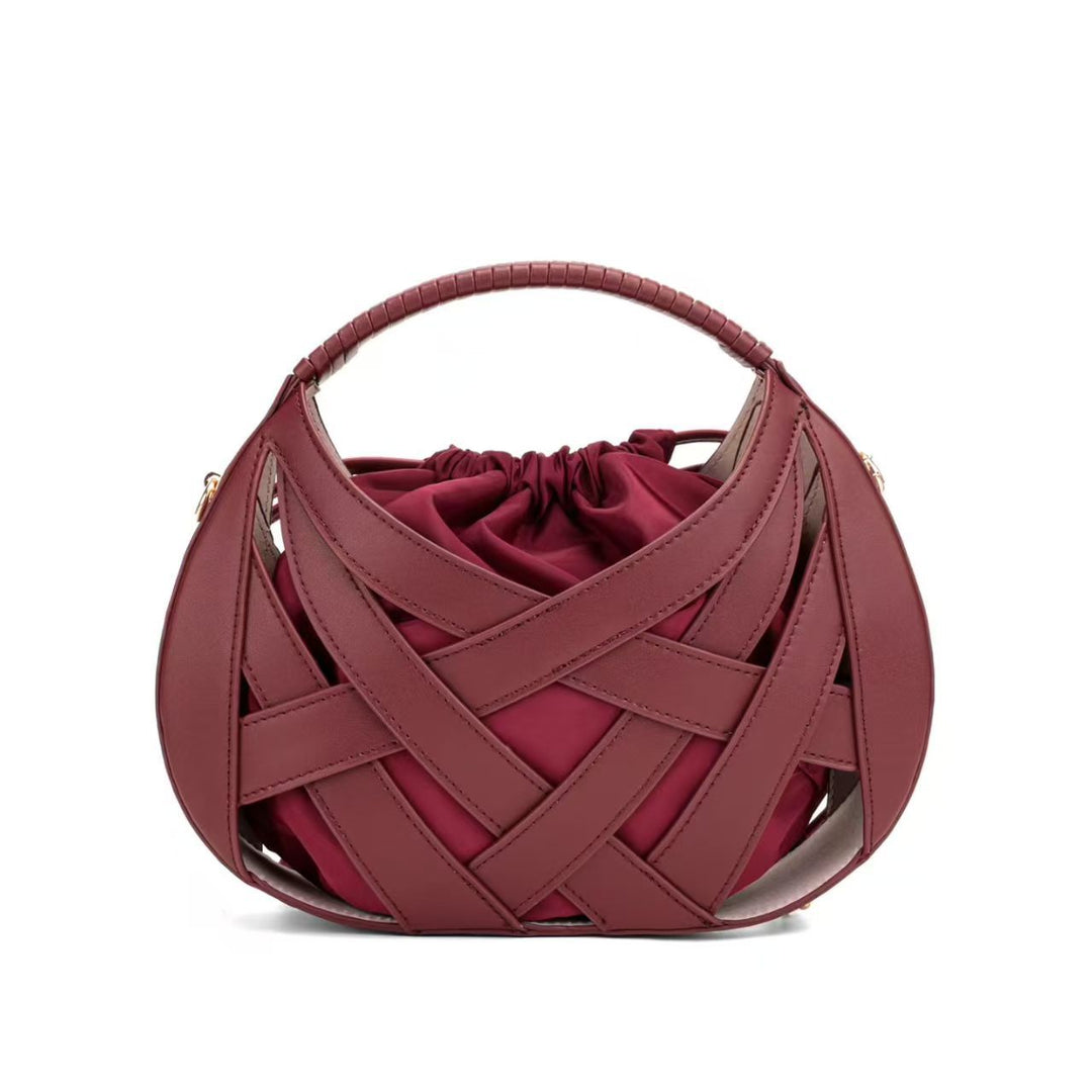 Sculpted Woven Crossbody Shoulder Bag Stornfield