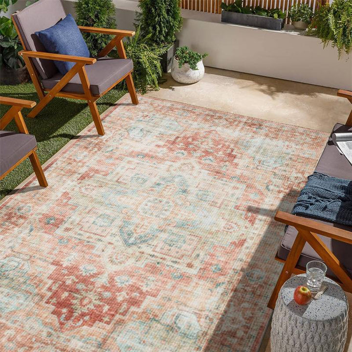 Geometric Patterned Outdoor Rug