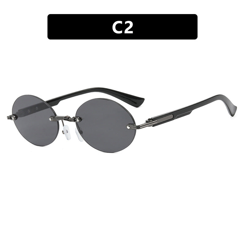 Women's round sunglasses with elegant wooden frame and UV protection Stornfield