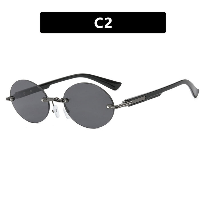 Women's round sunglasses with elegant wooden frame and UV protection Stornfield