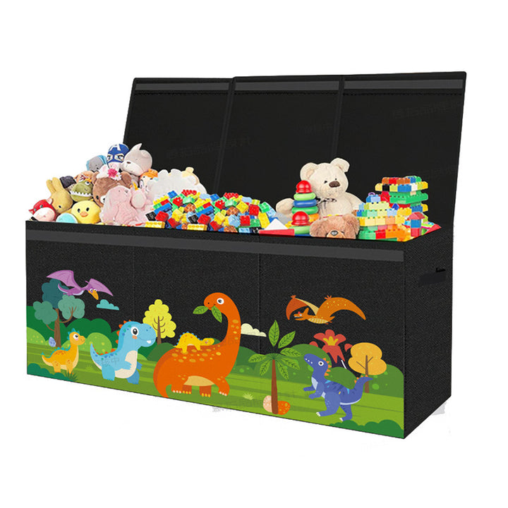 Robust storage chest with removable lid and carrying handles Stornfield