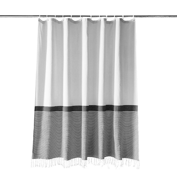 Chic Striped Shower Curtain Stornfield