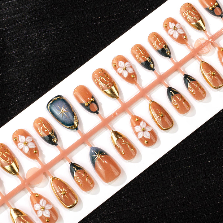 Artistic Press-On Nail Art Collection