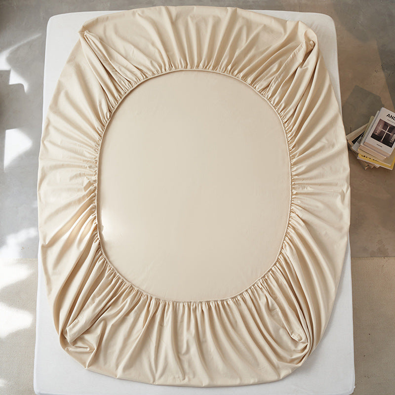 Bed sheet set made of combed cotton with extra-deep fitted sheet and pillowcases