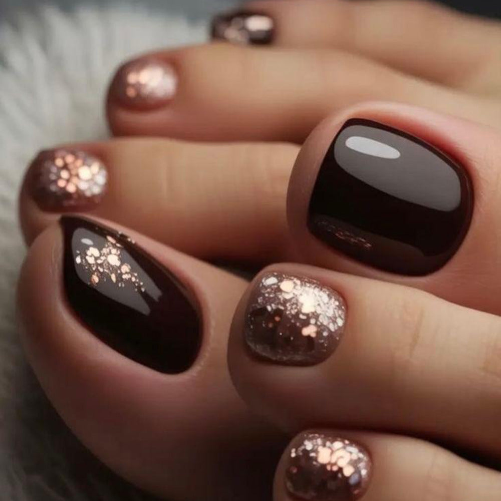 Artificial Nail Set with Glitter Accents Stornfield