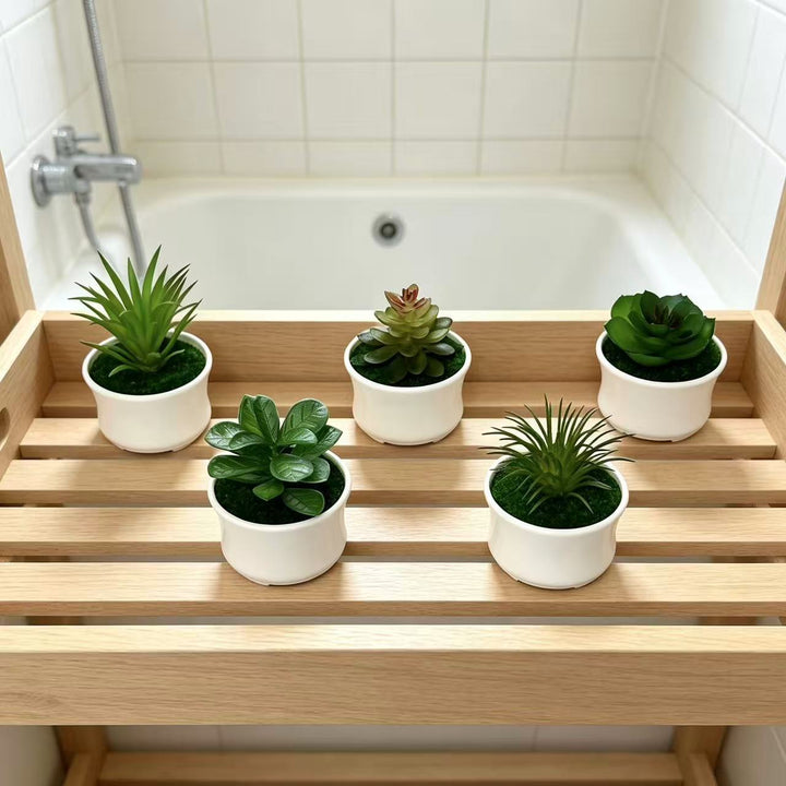Lifelike Succulent Plant Arrangement