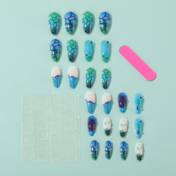 Mermaid Style Artificial Nails Stornfield