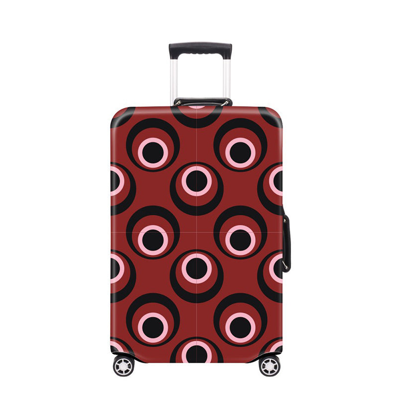 Women's Hard Shell Suitcase with Modern Geometric Design Stornfield