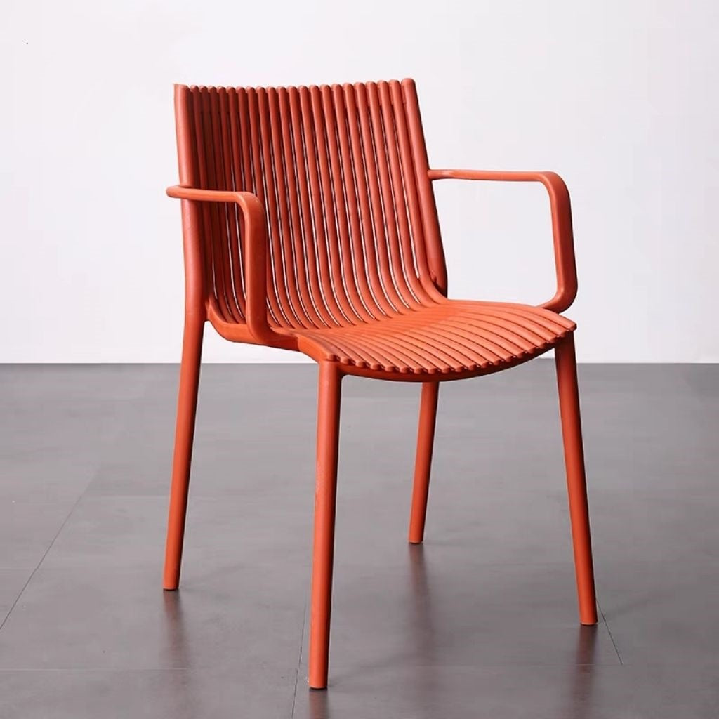 Contemporary Slatted Dining Chair Stornfield