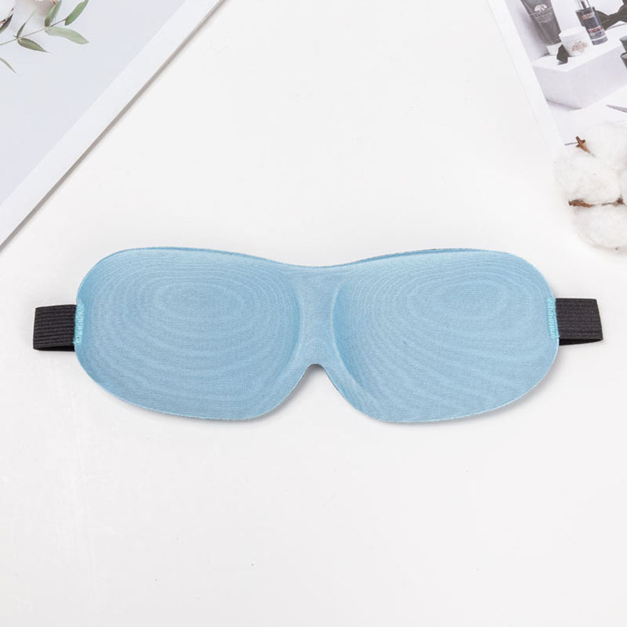 Unisex nan light-blocking travel mask with thermoformable nylon cover and wide comfort band Stornfield