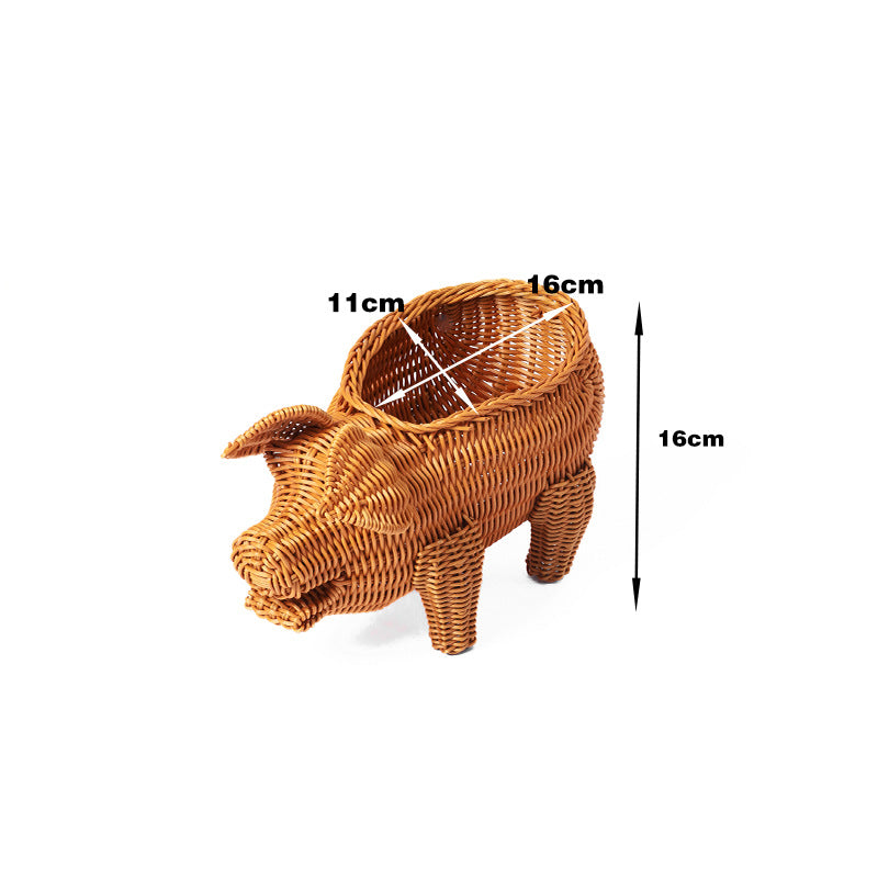 Decorative Wicker Duck Stornfield