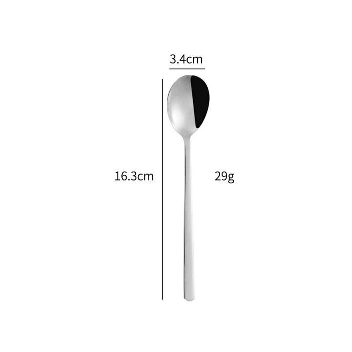 Elegant dessert spoon with luxurious golden surface Stornfield