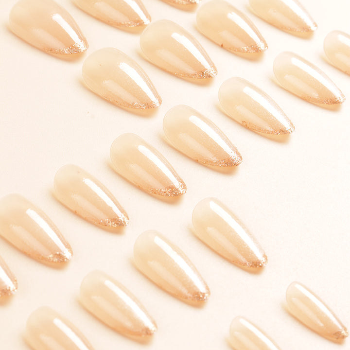 Elegant Ombre Glitter Nail Tips Stornfield